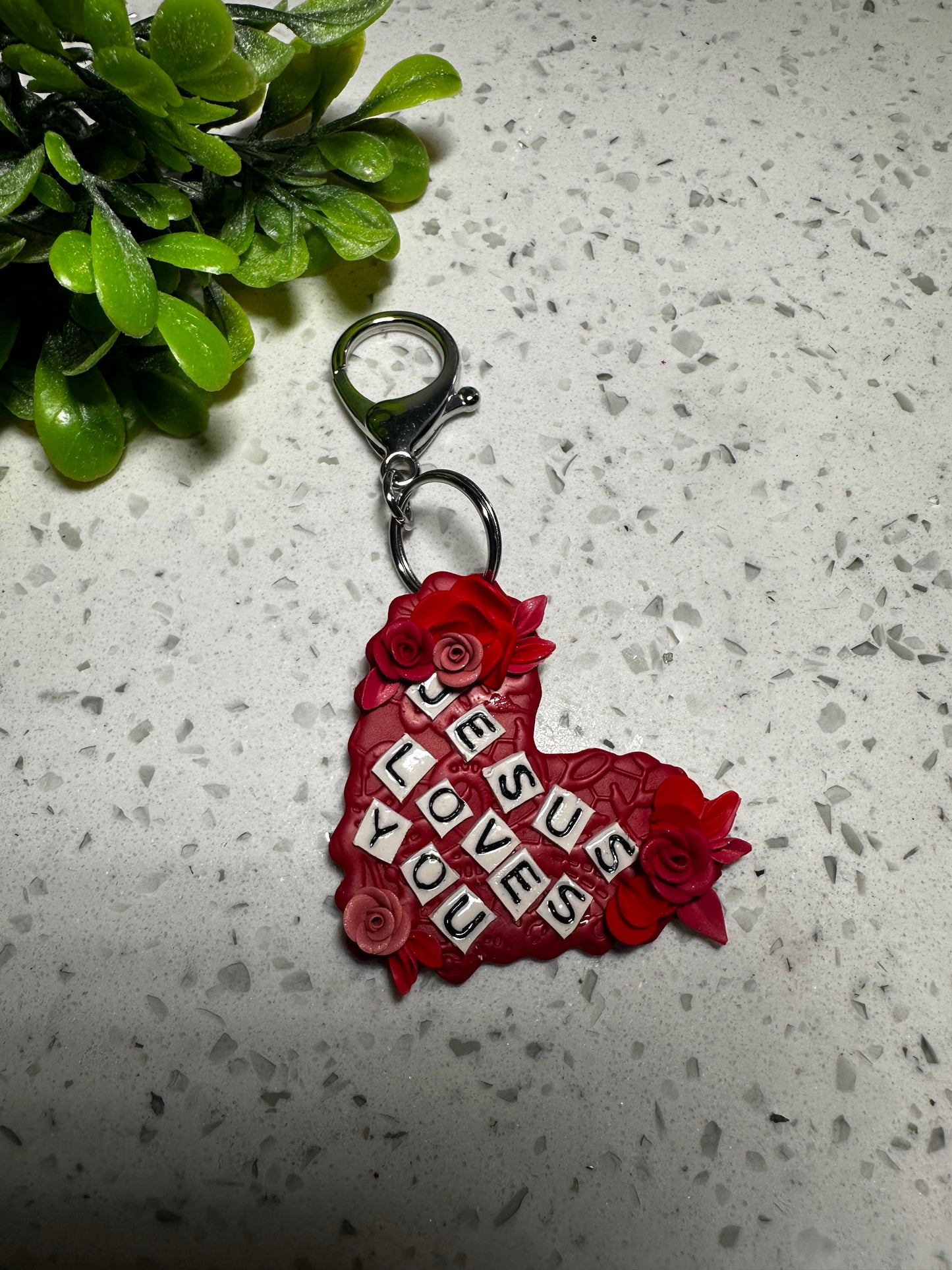 JESUS LOVES YOU keychain