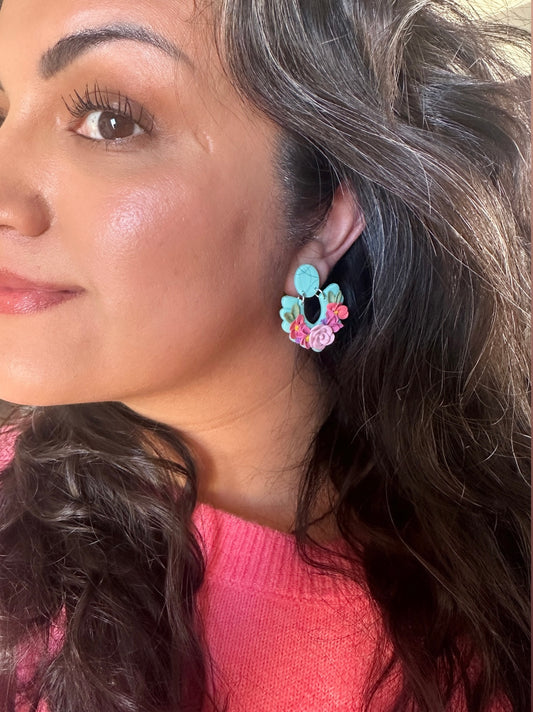 Hugh floral dangle