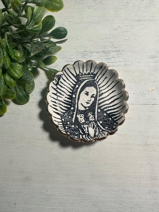 Mother Mary jewelry tray